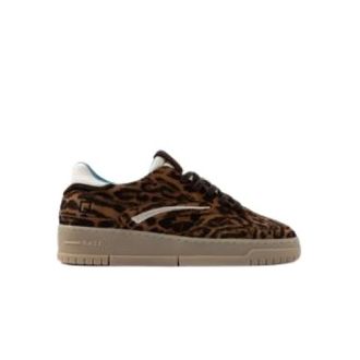 D.A.T.E. D.a.t.e., Schoenen, Dames, Bruin, 38 EU, Torneo Pure Animalier Leopard