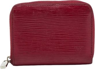 Louis Vuitton Pre-owned Zippy Purse - Dames - Vintage Accessoires - Rood - ONE Size - Leer - Vintage
