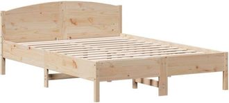 vidaXL Vidaxl - Bed Frame without Mattress 150x200 cm King Size Solid Wood Pine