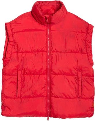 Free People In a Bubble Oversize Puffer Vest in Winterberry at Nordstrom, Size X-Small