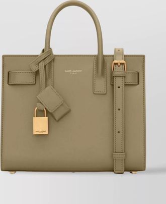 Saint Laurent sac de jour nano leather tote bag