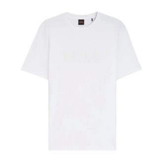HUGO BOSS T-shirts - Heren - Tops - Wit - Maat: XL Katoen