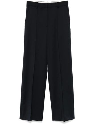 Maje piped-trim tailored trousers - Blue