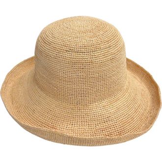 MARCUS ADLER Raffia Sunhat in Natural at Nordstrom Rack