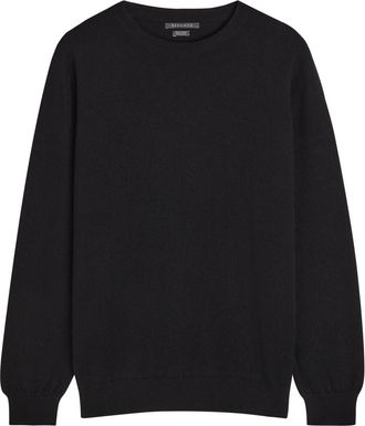 Begg x Co Heriot Cashmere Jumper - Black - XL