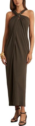 Reiss Eliza Trim Detail Jersey Dress