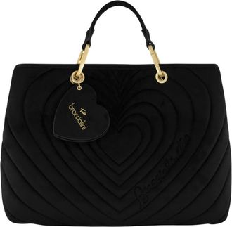 Braccialini Grote Handtas met Su&egrave;de-effect - Dames - Handtassen - Zwart - ONE Size - Su&egrave;de - Tassen