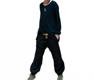 Freecity Artistswanted Tubular Long Sleeve Tee In Navy