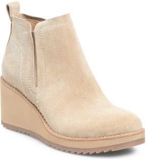 S&ouml;fft Emeree Water Resistant Wedge Bootie in Barley at Nordstrom Rack, Size 9.5
