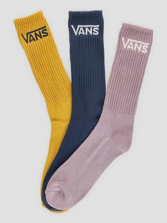 Vans Classic Crew (9.5-13) 3 Pk Socks elderberry