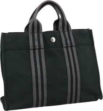 Herm&egrave;s Pre-owned Tote Bags, female, Black, Size: ONE SIZE Pre-owned Vintage Tote Bag