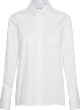Inwear Loosefit Wit Overhemd - Dames - Overhemden - Wit - L - Katoen - Overhemden