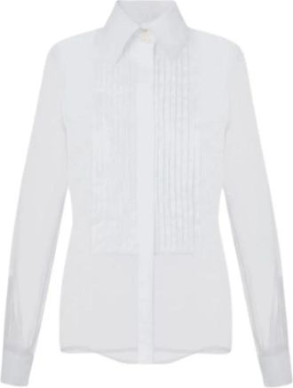 Elisabetta Franchi Mujer, Blusas y Camisas, Blanco, Talla: L