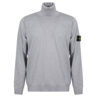Stone Island Truien - Heren - Coltruien - Grijs - XL - Truien & Vesten