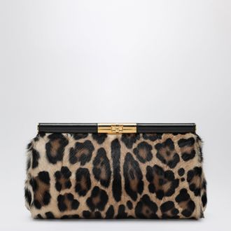 Dolce & Gabbana Marlene shoulder bag in leopard-print kidskin