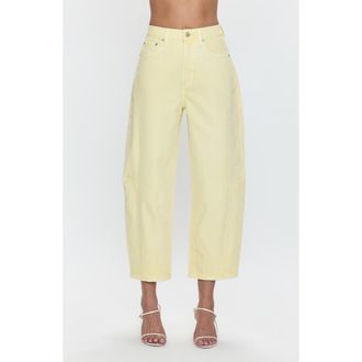 Pistola Denim Eli Ankle Barrel Jeans in Soft Buttercup at Nordstrom Rack, Size 32