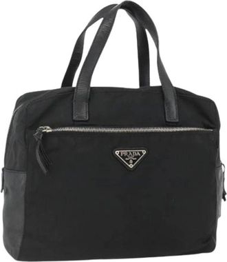Prada Pre-owned Handbags, female, Black, Size: ONE SIZE Pre-owned Vintage Hand Bag