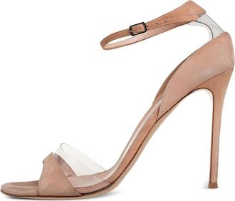 Gianvito Rossi Sandali in pelle scamosciata 110mm Pre-owned - Toni neutri