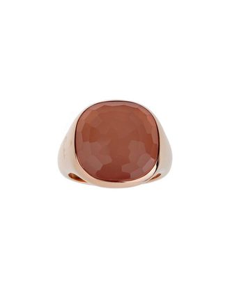 POMELLATO 18K Pink Quartz Cocktail Ring (Authentic Pre-Loved)