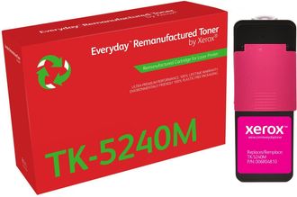 OEM Remanufacturado Everyday T&oacute;ner Everyday Magenta Remanufacturado De Xerox Es Compatible Con Kyocera Tk-5240m, Capacidad Est&aacute;ndar