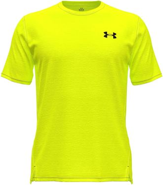 Under Armour Mens Tech Vent T-Shirt, Color High-Vis Yellow/Black (731), Size: Large