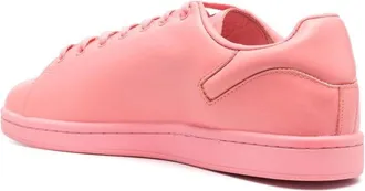 Raf Simons Womens Runner Orion Sneakers Pink Leather Rubber