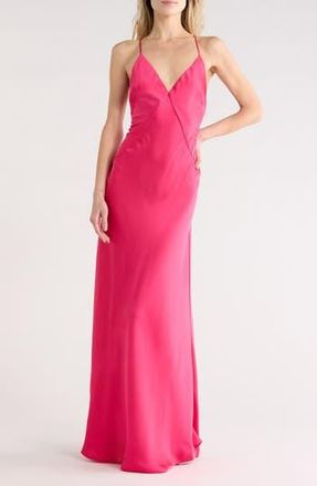 Ramy Brook Caspe Maxi Gown in Hot Pink at Nordstrom Rack, Size 14