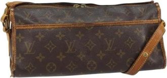 Louis Vuitton Pre-owned Vintage Cross Body Tas - Dames - Vintage Schoudertas - Bruin - ONE Size - Vintage