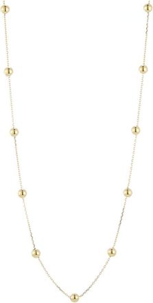 Ember Fine Jewelry 14K Ball Station Necklace