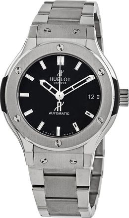 Hublot Pre-owned Hublot Classic Fusion Black Dial Mens Watch 565.NX.1170.NX