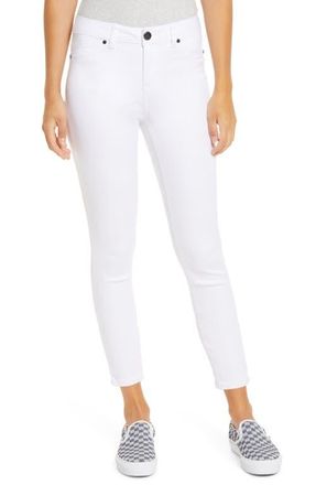 1822 Denim Ankle Skinny Jeans in White at Nordstrom, Size 30