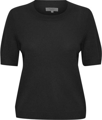 Part Two Zwarte Kasjmier Gebreide Trui - Dames - Cashmere truien - Zwart - XL - Kasjmier - Truien & Vesten