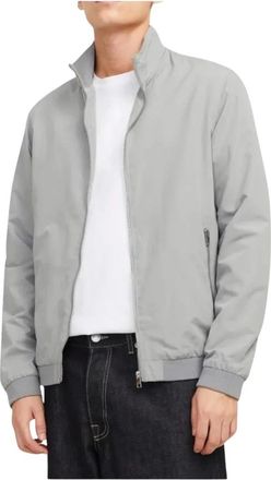 Jack & Jones JJErush Bomber - Heren - Bomber jackets - Grijs - XL - Polyester - Jassen