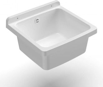 No Brand No Brand - Fregadero De Jard&iacute;n De Resina De Pared 39x39x24cm Fregadero 40