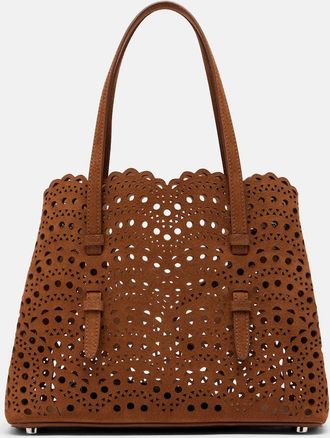 Alaia Ala&iuml;a Mina 25 Vienne Wave leather tote bag