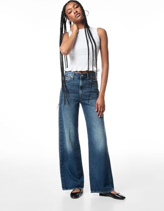 Levi's Womens Ribcage wide-leg jean