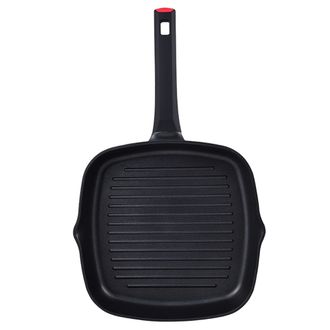 San Ignacio Sarten Asador 28x28x5 Cm, En Aluminio Fundido, Inducci&oacute;n, Energy - Gris