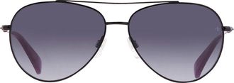 Rag & Bone Grey Gradient Pilot Ladies Sunglasses RNB1064/G/S 0807/9O 58