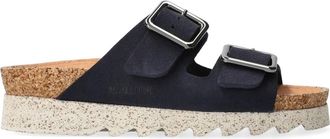 Mephisto Flat Sandalen - Dames - Sandalen - Blauw - 42 EU - Schoenen