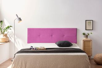 Moonia Moonia - Cabecero Tapizado Napoli Acualine 100x50x5 Cm - Fucsia