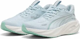 Puma Womens Magnify Nitro 3 Running Shoes In Sea Glass/mint Melt