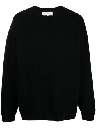 STUDIO NICHOLSON Black Wool Sweater