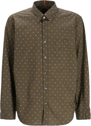 BOSS Camicia con stampa - Verde
