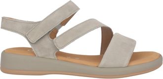 Gabor Klittenbandsluiting Dames Sandaal Lichtgewicht Zool - Dames - Sandalen - Grijs - 40 1/2 EU - Su&egrave;de - Schoenen