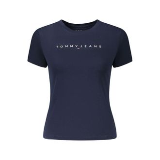 Tommy Hilfiger Blauw Katoenen Dames T-Shirt