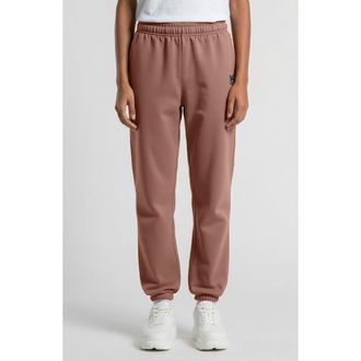 Dalix Butterfly Midweight Relaxed Fleece Track Pants in Hazy Pink at Nordstrom, Size Xx-Large
