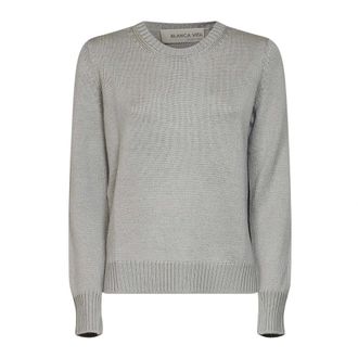 Blanca Vita Truien & Vesten, Dames, Grijs, XS, Wol, Blanca Vita Truien
