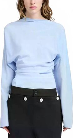 Proenza Schouler Keegan Top In Pale Blue