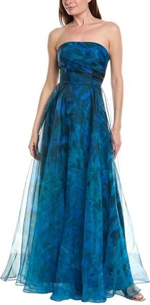 Rene Ruiz Strapless A-Line Subtle Sweetheart Neckline Gown
