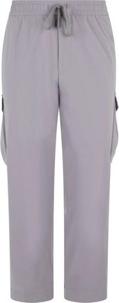 HUGO BOSS Broek met elastische tailleband - Heren - Straight fit broeken - Grijs - XS - Broeken